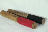 (Bild für) Klangschalenschlägel Holz/Leder